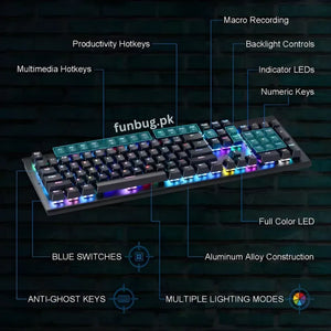 HP GK400F RGB Mechanical Keyboard